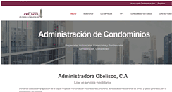 Desktop Screenshot of obelisco.com.ve