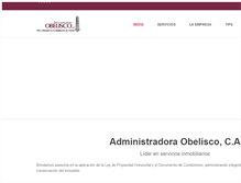 Tablet Screenshot of obelisco.com.ve